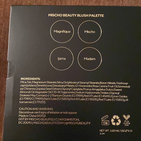 🆕MISCHO BEAUTY: Blush Palette- Full size - Picture 6 of 6